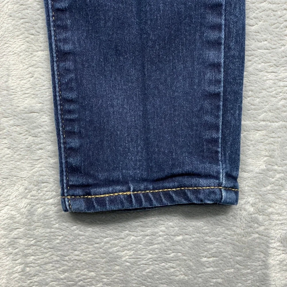Levi's 711 Skinny‎ Jeans Women 25 Dark Indigo Blue Mid Rise Denim